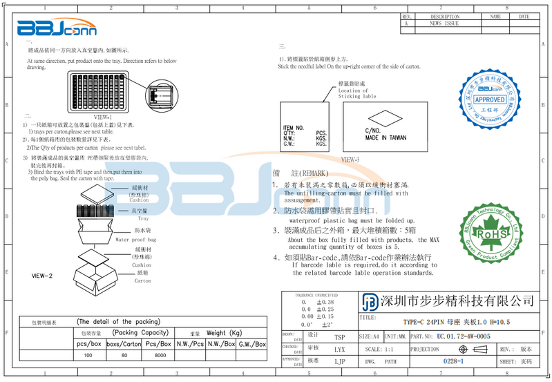 TYPE-C充電接口-2 TYPE-C充電接口-2