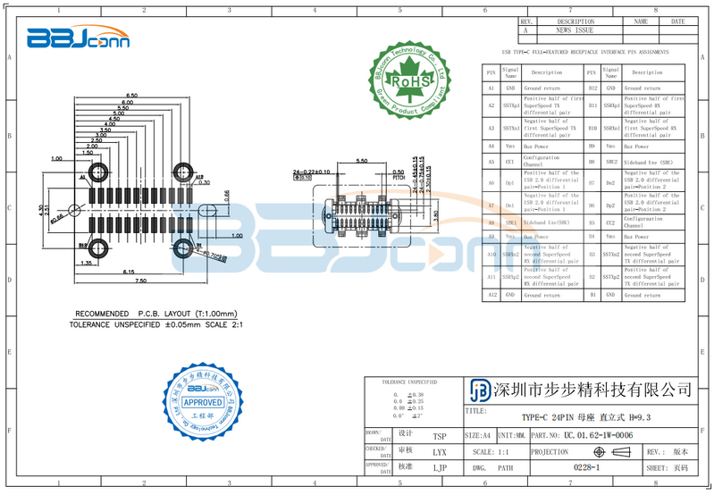 TYPE-C耳機接口-2 TYPE-C耳機接口-2