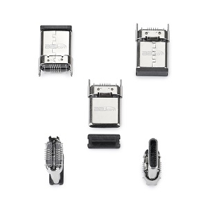 UC.02.61-15-0001--TYPE-C 16P 公頭 直立式 四腳插 H=10.95(端子SMT)鉚合款 無小腳