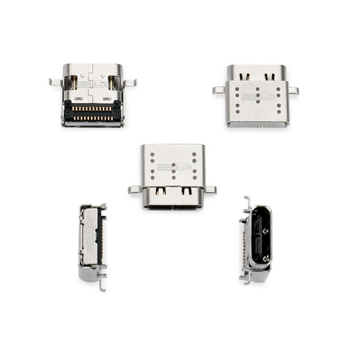 TYPE-C 24P 母座 板上雙殼L=9.17 雙排SMT CH=1.57 錫腳0.6==UC.01.52-1W-0004_調(diào)整大小